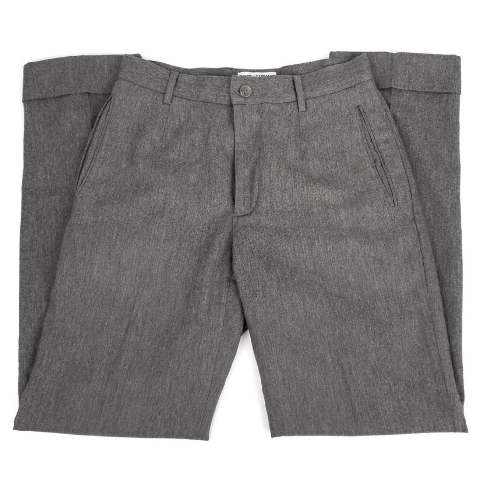 DOLCE & GABANA VTG Luxury Gray Wool Dress Pants 46